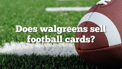 Does walgreens sell football cards?