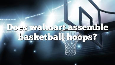 Does walmart assemble basketball hoops?