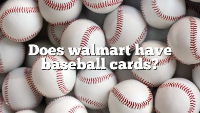 Does walmart have baseball cards?