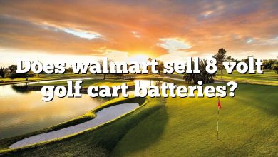 Does walmart sell 8 volt golf cart batteries?