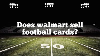 Does walmart sell football cards?