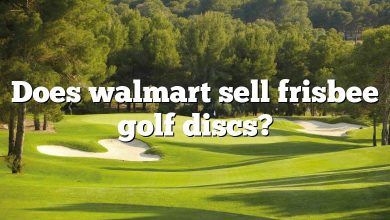 Does walmart sell frisbee golf discs?