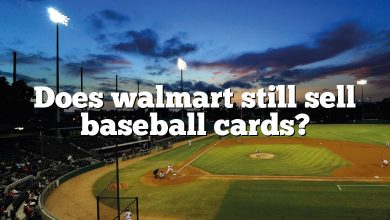 Does walmart still sell baseball cards?