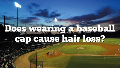 Does wearing a baseball cap cause hair loss?