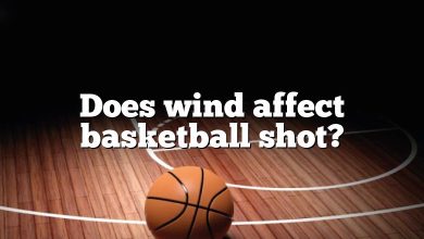 Does wind affect basketball shot?
