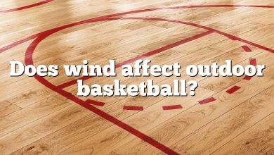 Does wind affect outdoor basketball?