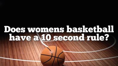 Does womens basketball have a 10 second rule?