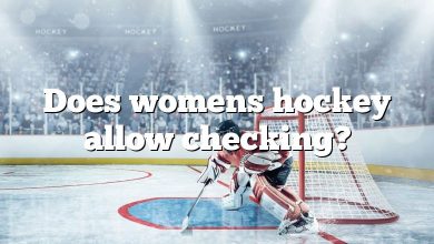 Does womens hockey allow checking?