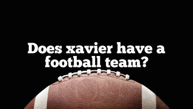 Does xavier have a football team?