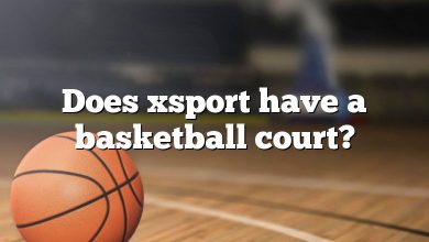 Does xsport have a basketball court?