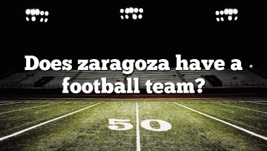 Does zaragoza have a football team?