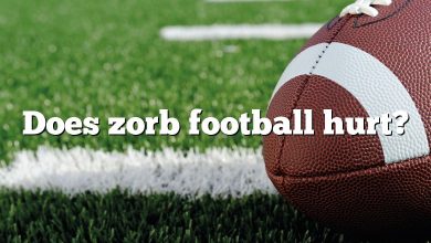 Does zorb football hurt?