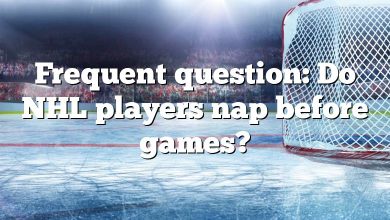 Frequent question: Do NHL players nap before games?