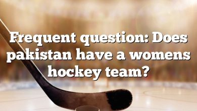 Frequent question: Does pakistan have a womens hockey team?
