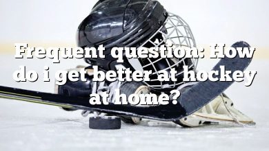 Frequent question: How do i get better at hockey at home?