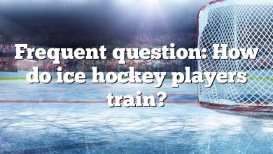 Frequent question: How do ice hockey players train?