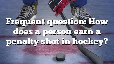 Frequent question: How does a person earn a penalty shot in hockey?