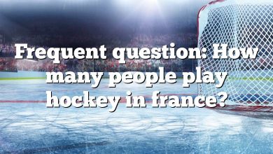 Frequent question: How many people play hockey in france?