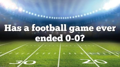 Has a football game ever ended 0-0?