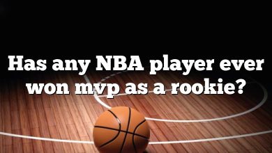 Has any NBA player ever won mvp as a rookie?