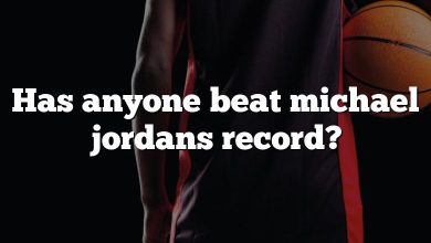 Has anyone beat michael jordans record?