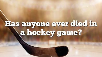 Has anyone ever died in a hockey game?