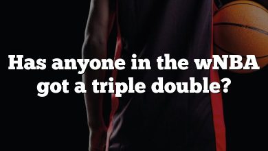 Has anyone in the wNBA got a triple double?