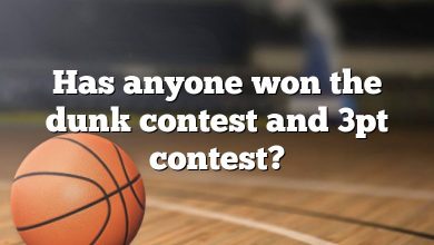 Has anyone won the dunk contest and 3pt contest?