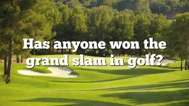 Has anyone won the grand slam in golf?