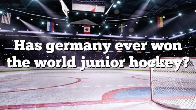 Has germany ever won the world junior hockey?