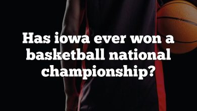 Has iowa ever won a basketball national championship?