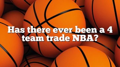 Has there ever been a 4 team trade NBA?