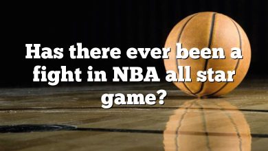 Has there ever been a fight in NBA all star game?