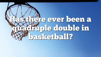 Has there ever been a quadruple double in basketball?