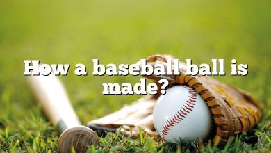 How a baseball ball is made?