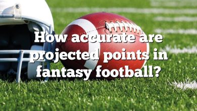 How accurate are projected points in fantasy football?