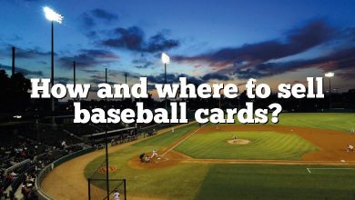 How and where to sell baseball cards?