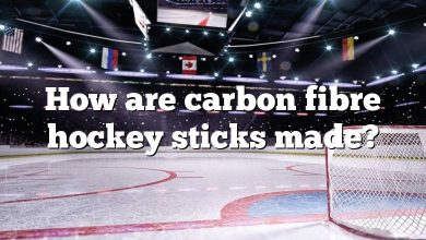 How are carbon fibre hockey sticks made?