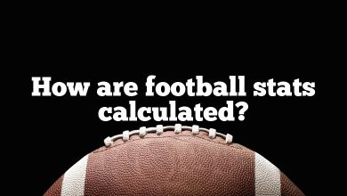 How are football stats calculated?