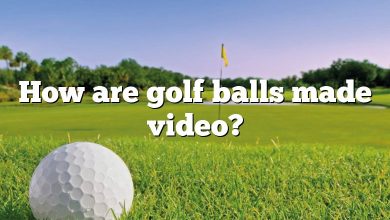 How are golf balls made video?