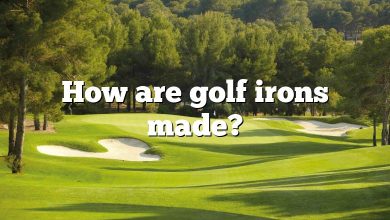 How are golf irons made?