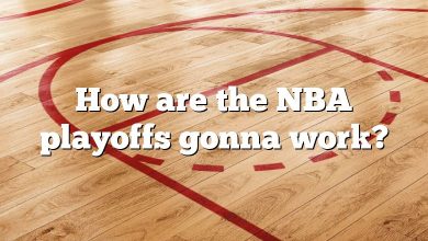 How are the NBA playoffs gonna work?