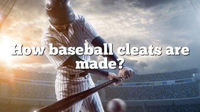 How baseball cleats are made?