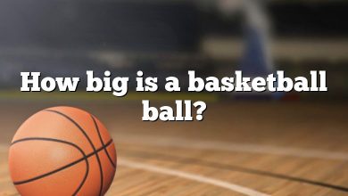 How big is a basketball ball?