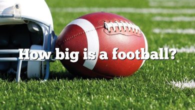 How big is a football?