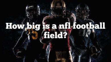 How big is a nfl football field?