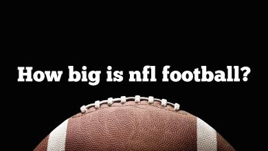 How big is nfl football?