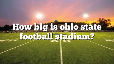 How big is ohio state football stadium?
