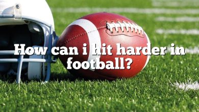 How can i hit harder in football?