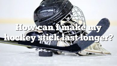 How can I make my hockey stick last longer?